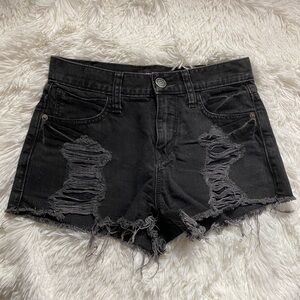 Women’s Express black jean shorts